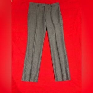 Men’s 100% Wool Banana Republic 31x30 Gray Pinstripe Dress Pants